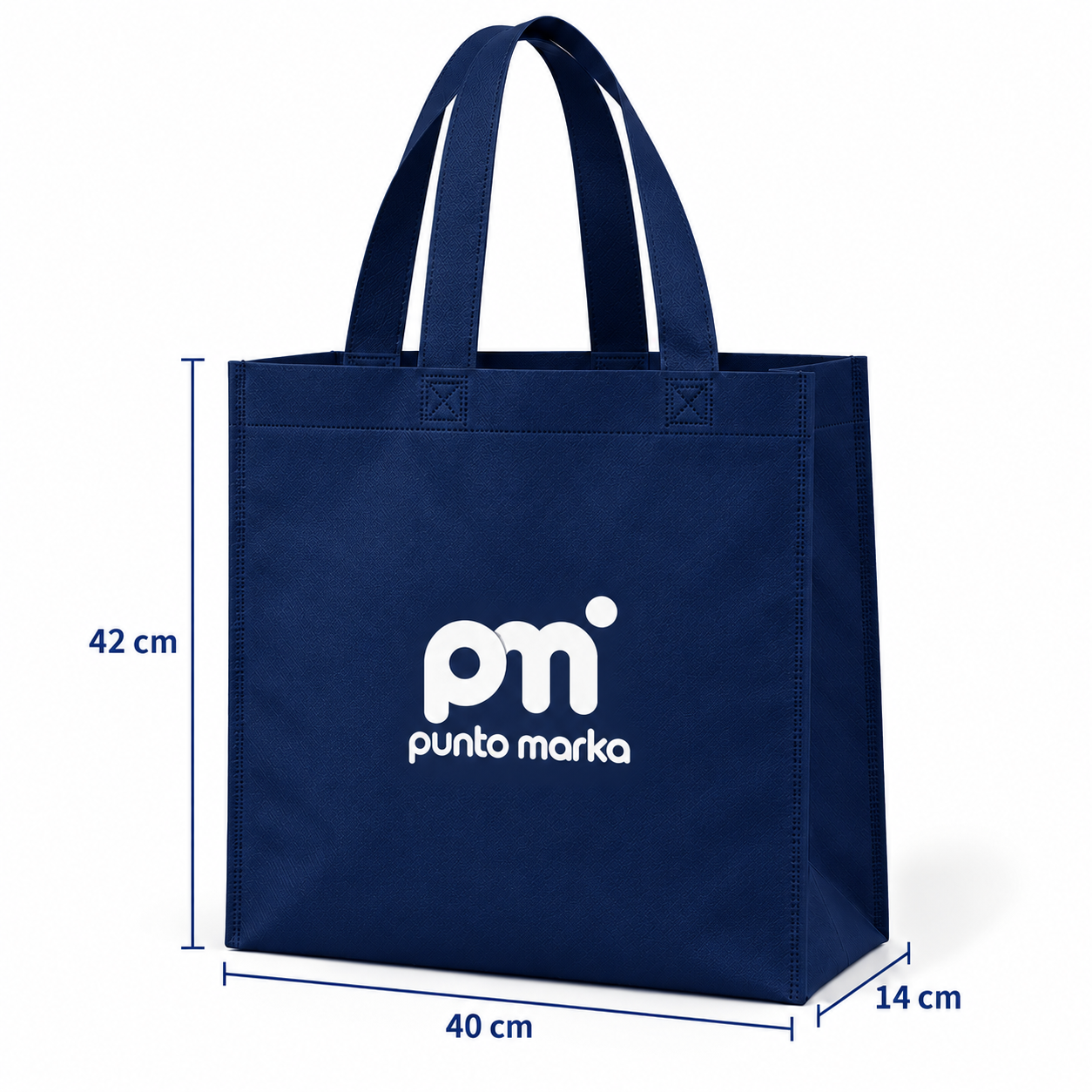 Bolsa ecológica azul marino