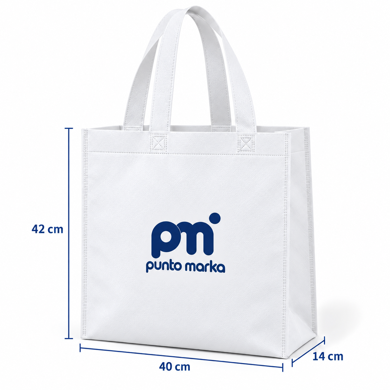 Bolsa ecológica color blanco